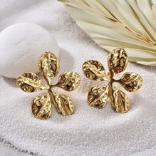 Mariah ~ Large island flower earrings image 4