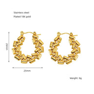 Bridie ~ Gold Hoops image 6