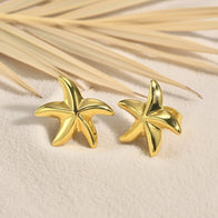 Lottie ~ small starfish earrings image 2