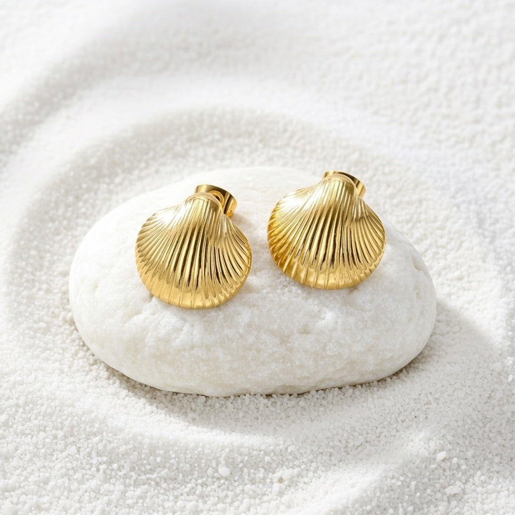 Santorini ~ Seashell earrings image 5