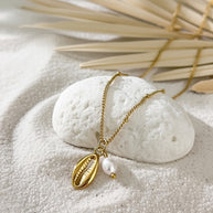 Audrey ~ Freshwater Pearl ocean necklace image 1