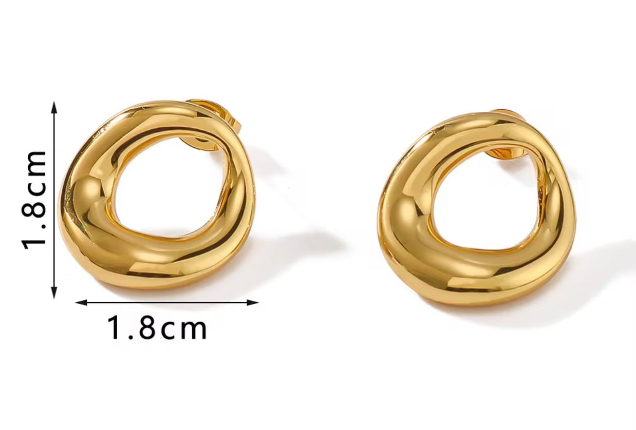 Cindy ~ circle earrings image 7