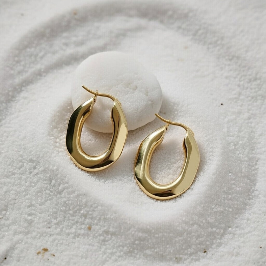 Frankie ~  Oval hoops image 3