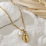 Audrey ~ Freshwater Pearl ocean necklace image 3