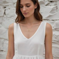 Zuri ~ Gold horseshoe necklace image 0