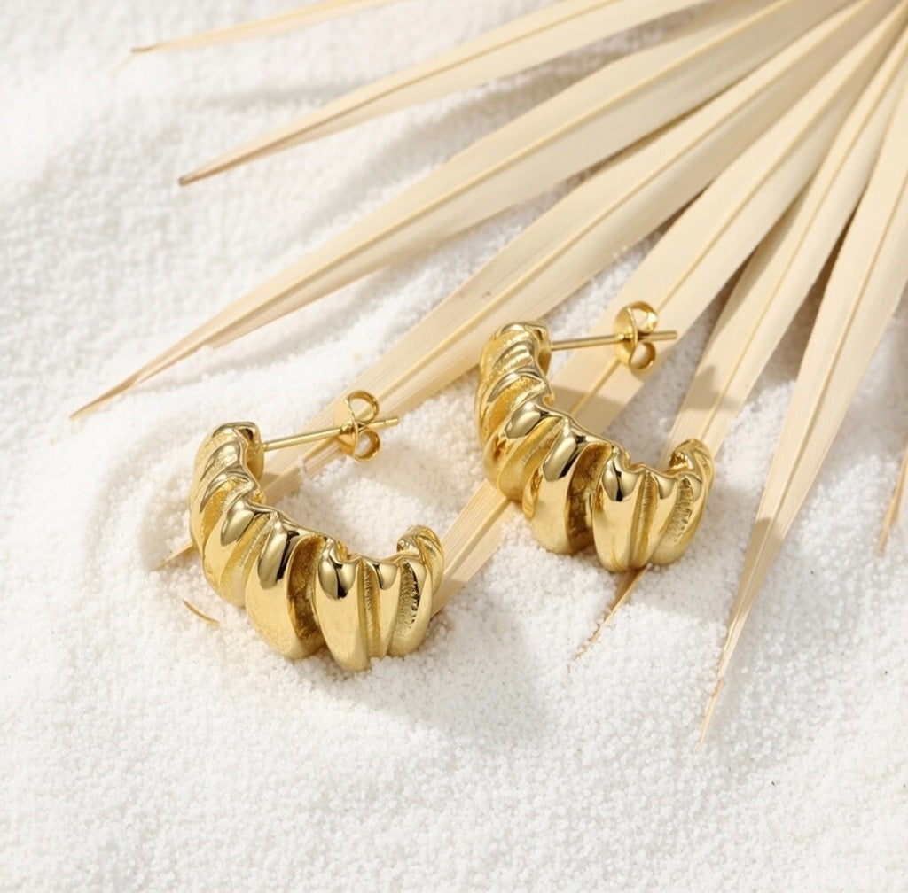 Larni ~ Textured hoops image 3
