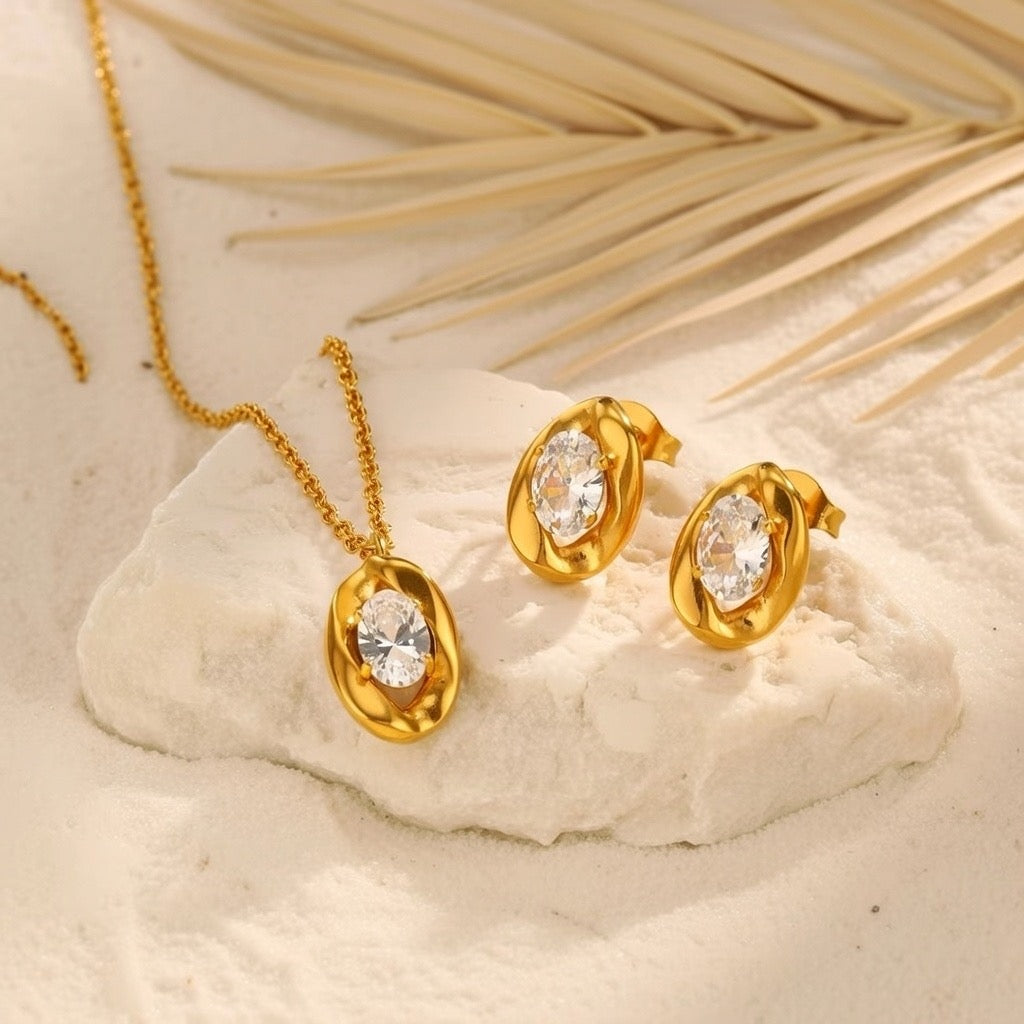 Olivia ~ CZ Pendant necklace image 7