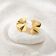 Amora ~ Gold bold earrings image 5