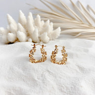 Bridie ~ Gold Hoops image 3