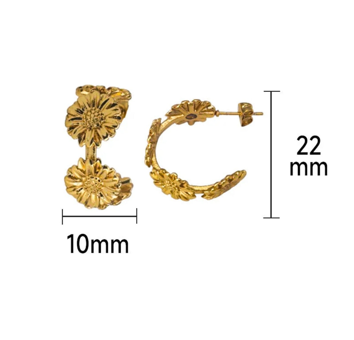 Tammy ~ sunflower earrings image 6