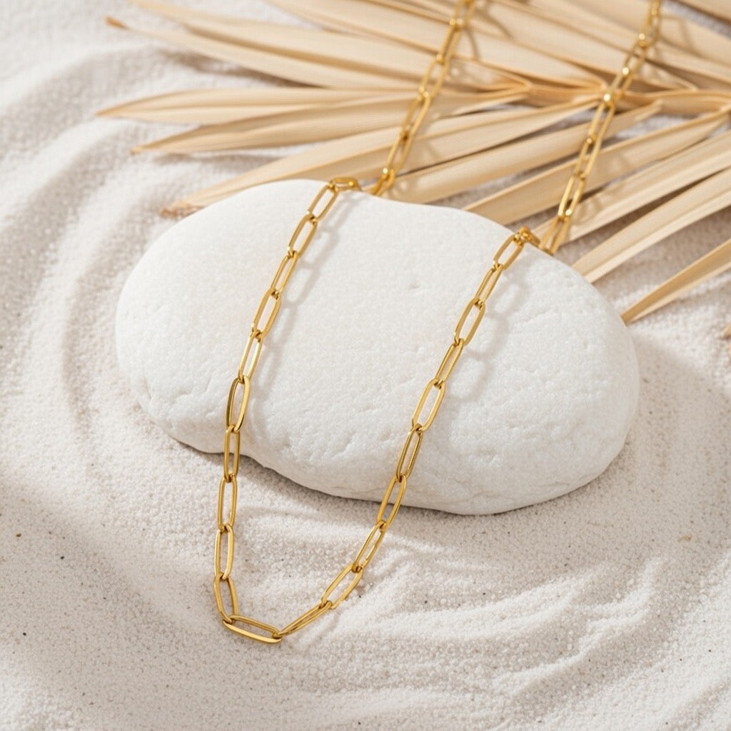 Francesca ~ Gold chain necklace image 3