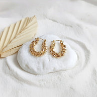 Bridie ~ Gold Hoops image 5