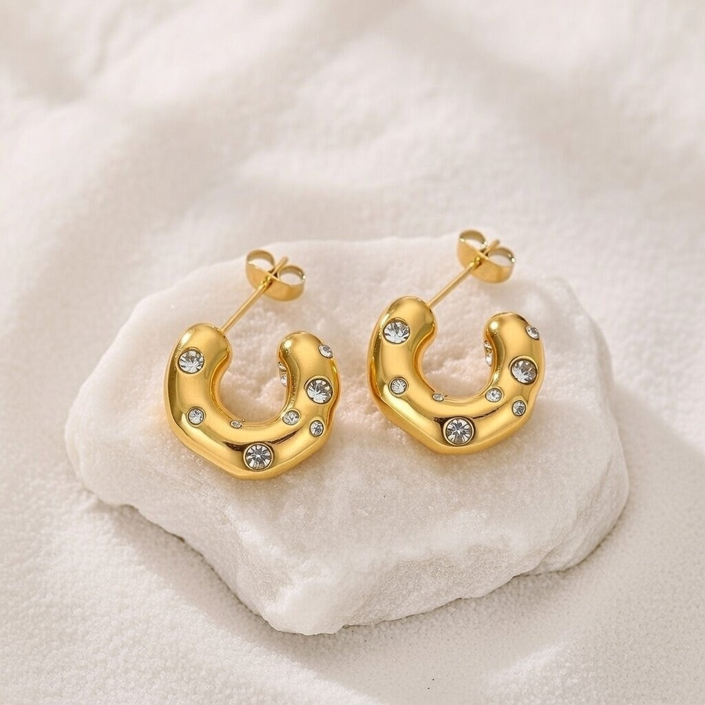 Jayde ~ Half hoop earrings image 3