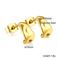 Brielle ~ Gold dainty earrings image 1