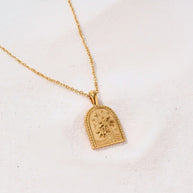 Emmie ~ Boho palm necklace image 5
