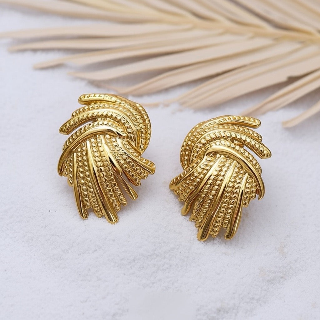 Sofia ~ Gold Earrings image 1