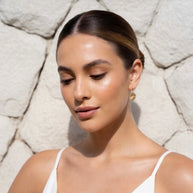 Solana ~ Hoop Dangle Earrings
