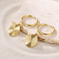 Solana ~ Hoop Dangle Earrings