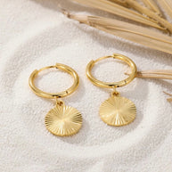 Solana ~ Hoop Dangle Earrings