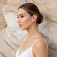 Azalia ~ CZ encrusted hoops