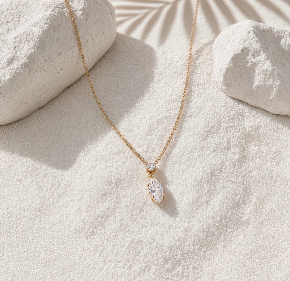 Amara Marquise Crystal Pendant Necklace