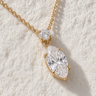 Amara Marquise Crystal Pendant Necklace