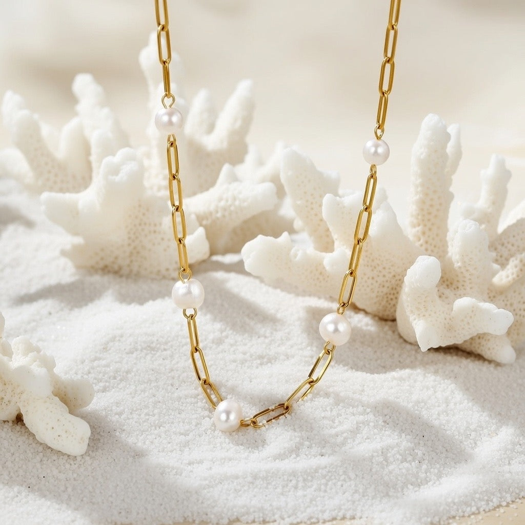 Valli ~ Freshwater pearl necklace image 4