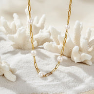 Valli ~ Freshwater pearl necklace image 4