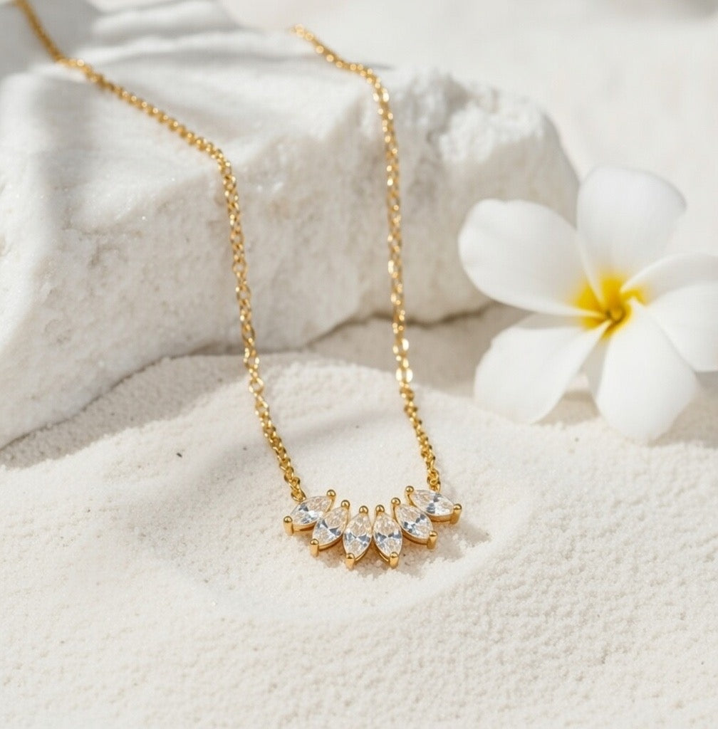 Daphne ~ CZ necklace image 4