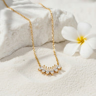 Daphne ~ CZ necklace image 4