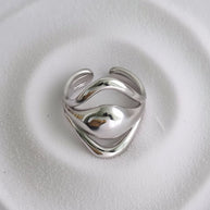 Vienna ~ Silver ring image 1