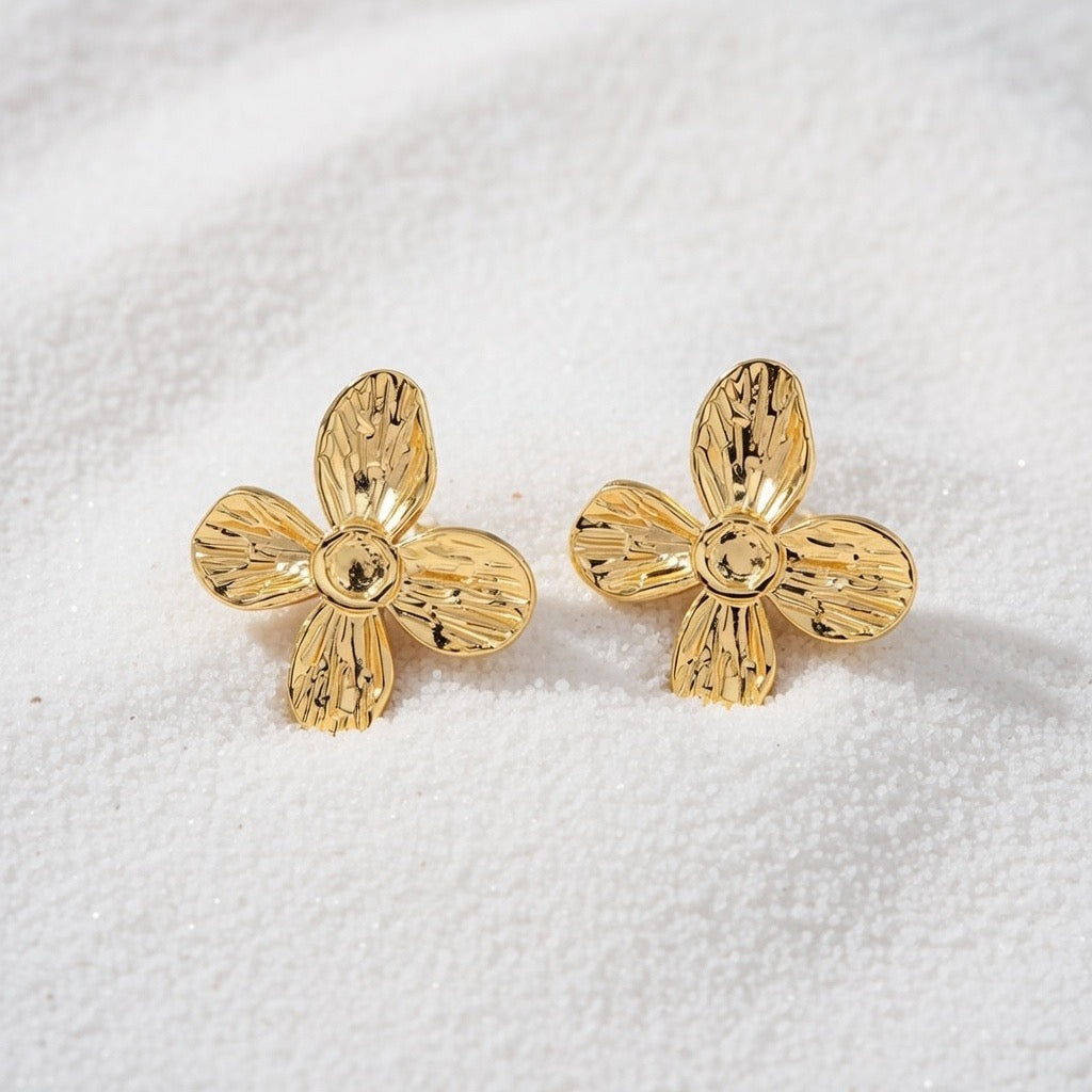 Nala ~ Flower petal  earrings image 4
