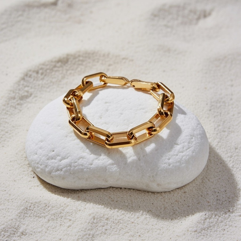 Stacey ~  Square link bracelet image 1