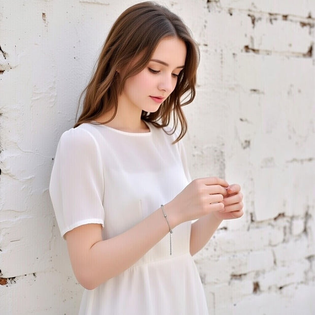 Lara ~ Silverball bracelet image 0