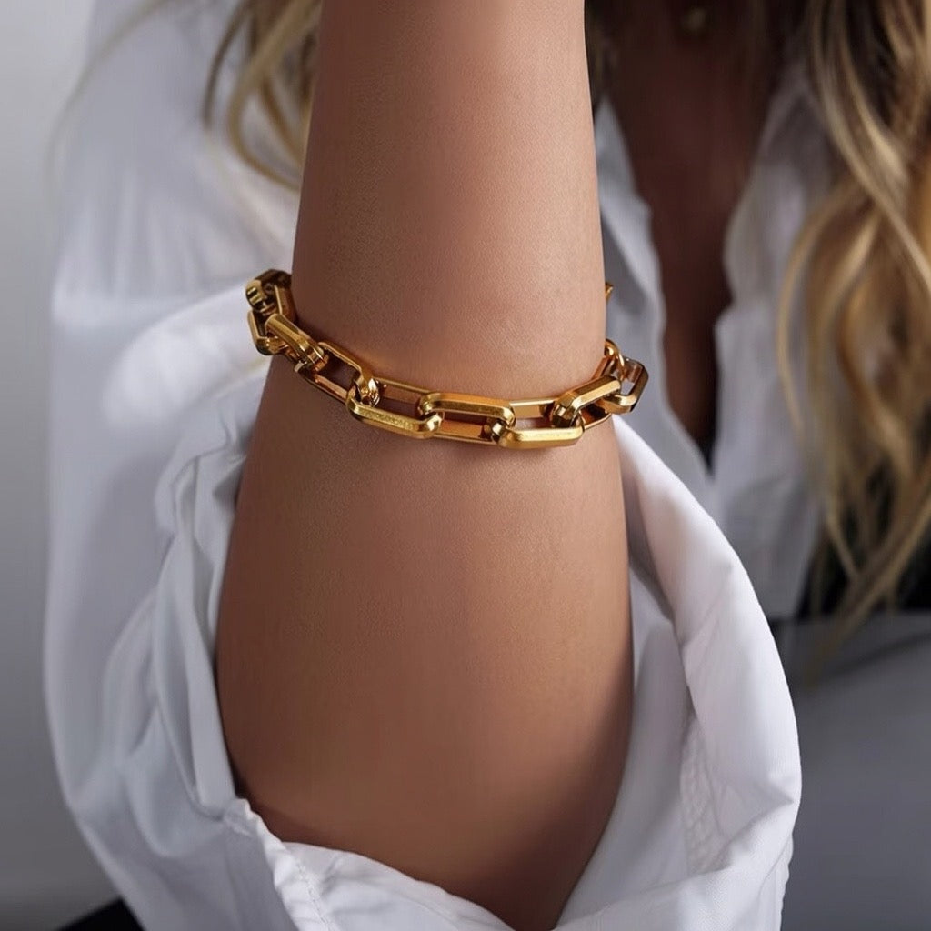Stacey ~  Square link bracelet image 2
