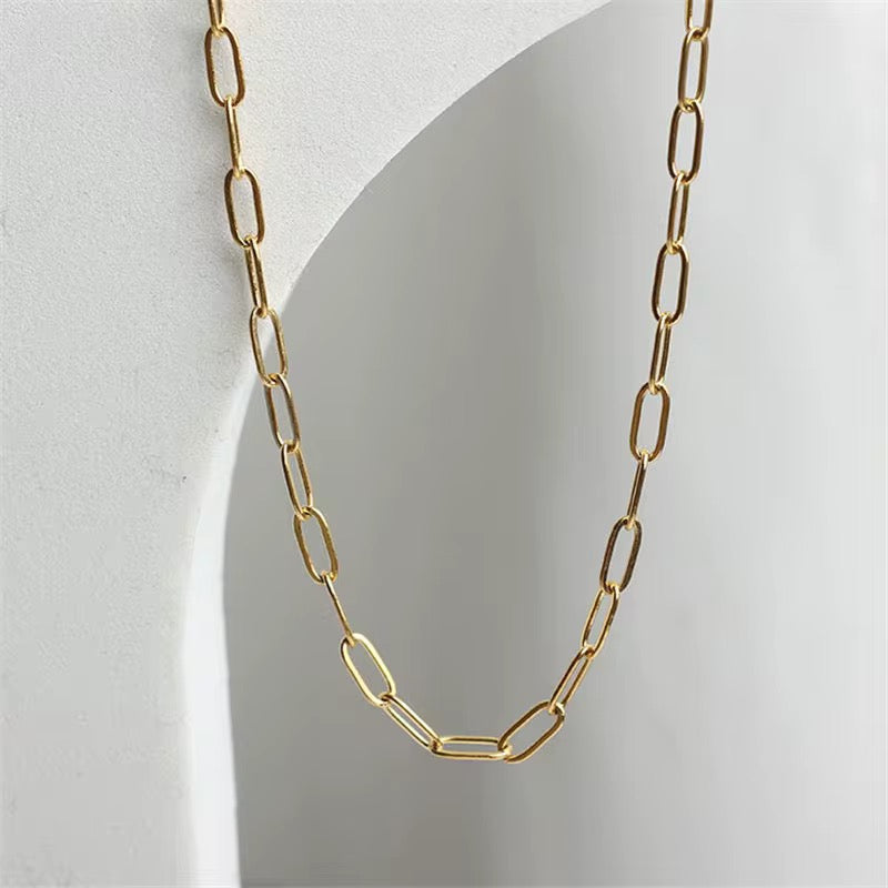 Francesca ~ Gold chain necklace image 1