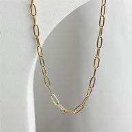 Francesca ~ Gold chain necklace image 1