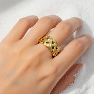 Scarlett ~ Braided ring image 4