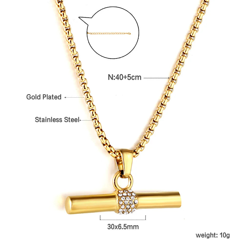 Elowyn ~ CZ bar necklace image 7