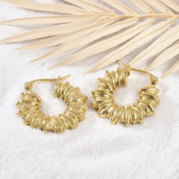 Ivy ~ Textured hoops image 2