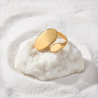 Dotti ~ Gold Abstract ring image 5