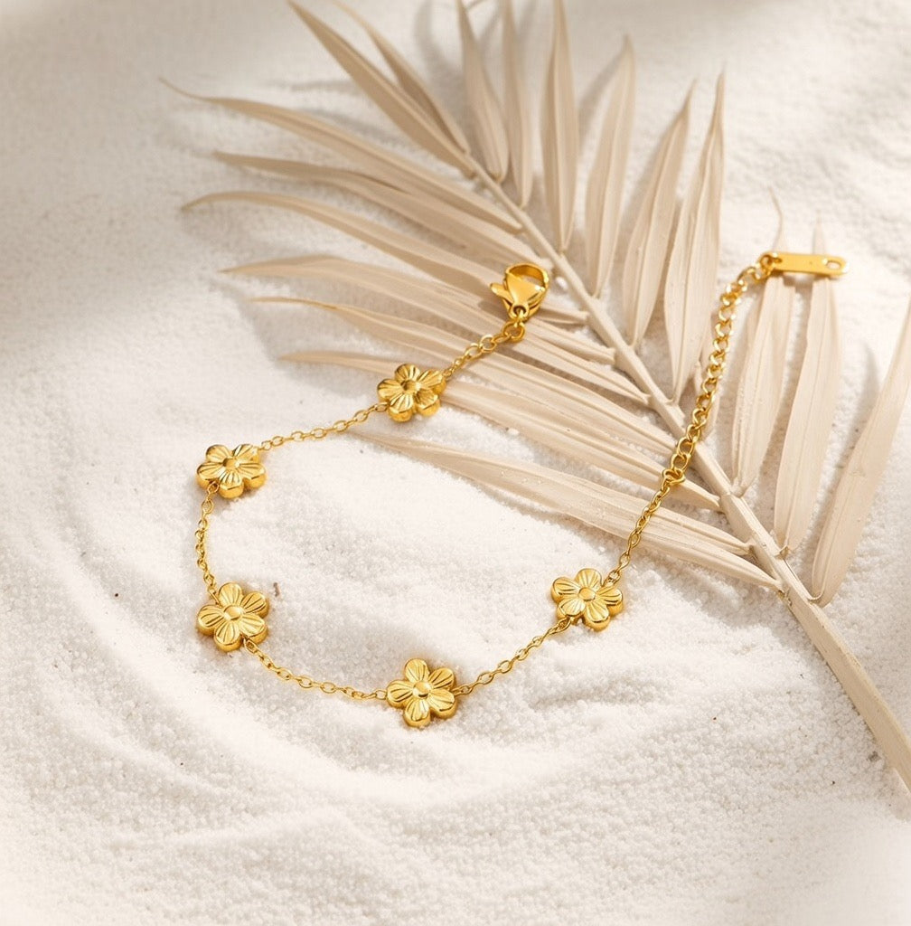Isla ~ Flower Bracelet image 3