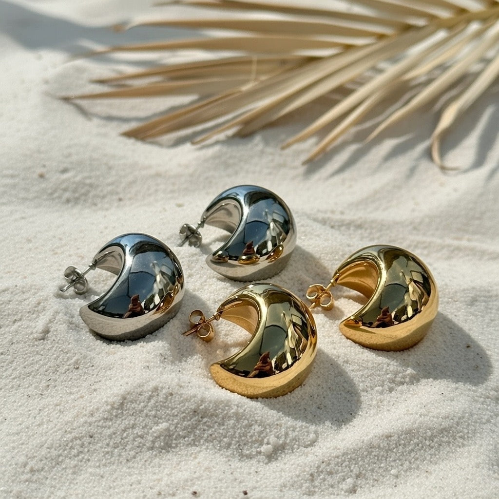 Inez ~ Gold Earrings image 5