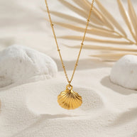 Lucia ~ Large shell necklace image 1