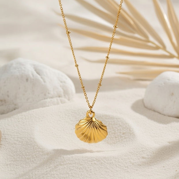 Lucia ~ Large shell necklace image 1