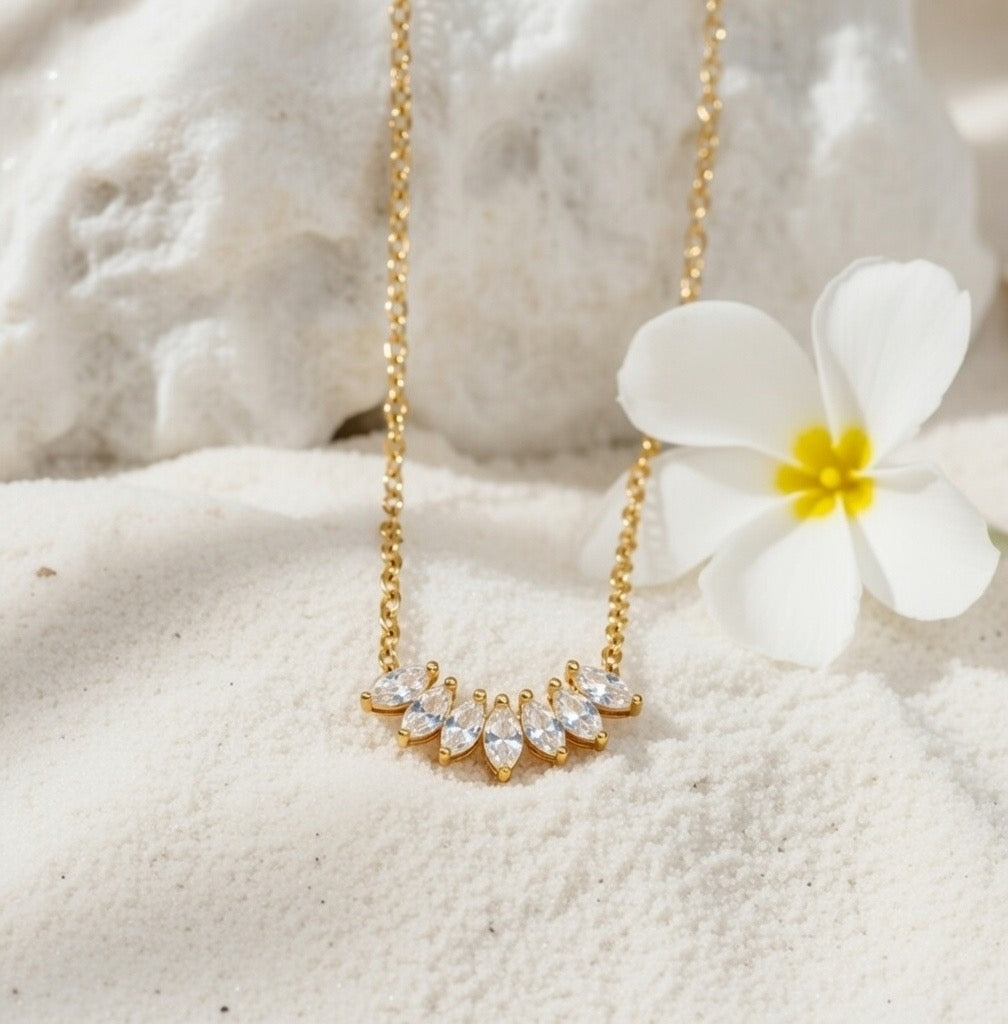 Daphne ~ CZ necklace image 1