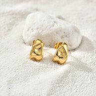 Brielle ~ Gold dainty earrings image 4