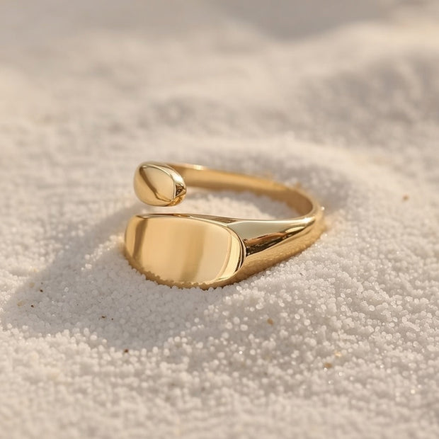 Dotti ~ Gold Abstract ring image 0