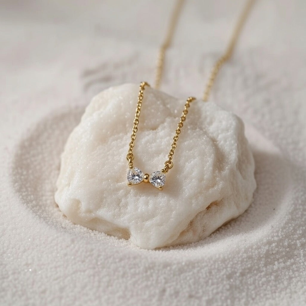 Minnie ~ Dainty Bow necklace image 5