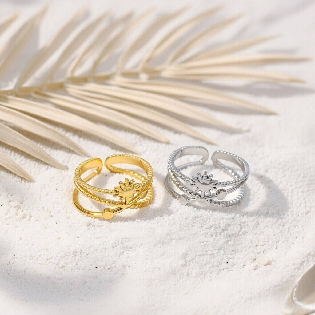 Thea ~ Adjustable Sun ring image 4